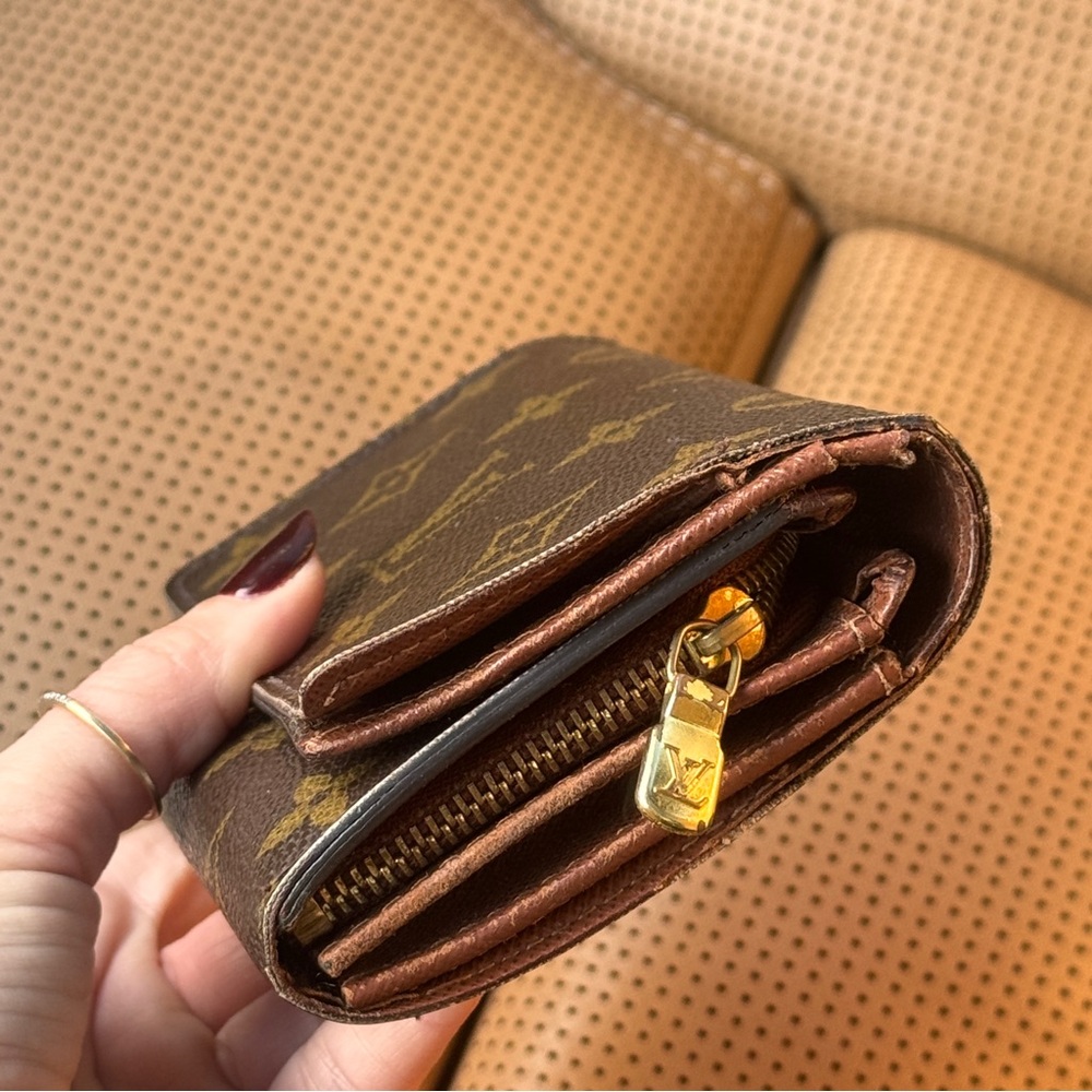 Louis Vuitton Brown and Gold Monogram Clutch - Picture 6 of 6